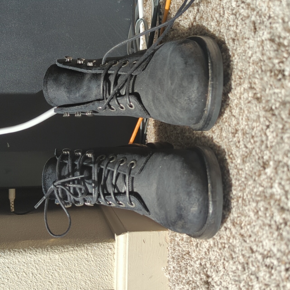 Grant Stone Nora Waxed Commander Boot